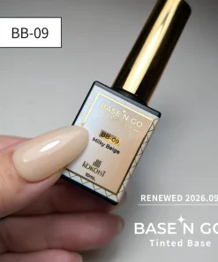 KOKOIST BASE'N GO Tinted Base Gel BB-09 Milky Beige 10ml