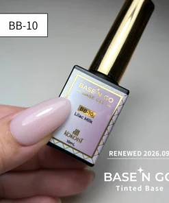 KOKOIST  BASE'N GO Tinted Base Gel BB-10 Lilac Milk 10ml