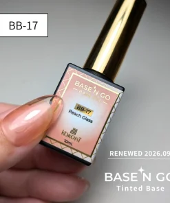 KOKOIST BASE'N GO Tinted Base Gel BB-17 Peach Glass 10ml