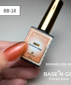 KOKOIST BASE'N GO Tinted Base Gel BB-18 Cinnamon Glass 10ml